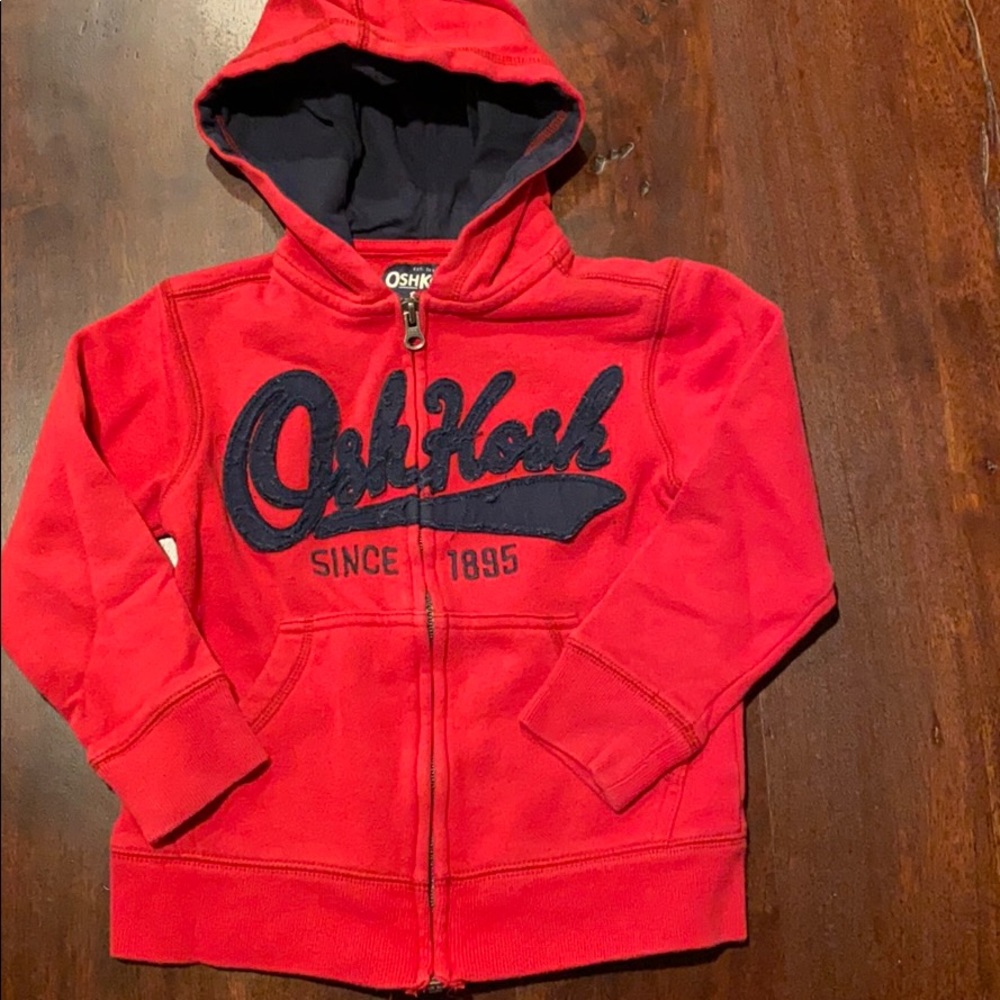 OshKosh zip up hoodie sz 5